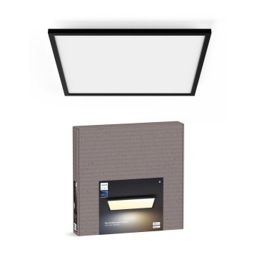 Philips - Ściemnialna oprawa sufitowa LED Hue AURELLE LED/39W/230V 2200-6500K 60x60 cm czarna