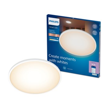 Philips - Ściemnialna oprawa sufitowa SUPERSLIM LED/32W/230V 2700-6500K Wi-Fi