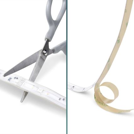 Philips - LED RGBW ściemnialna taśma 5 m, 12 W/230 V + pilot zdalnego sterowania