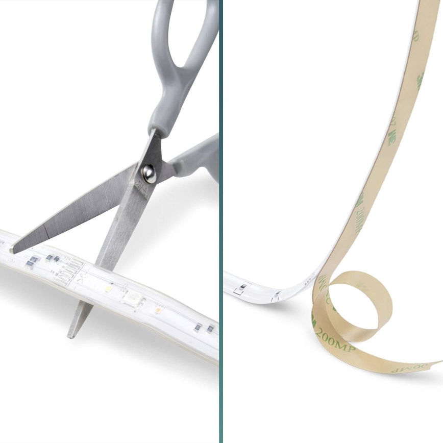 Philips - LED RGBW ściemnialna taśma 5 m, 12 W/230 V + pilot zdalnego sterowania