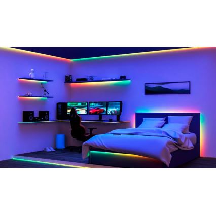 Philips - LED RGBIC ściemnialna taśma SMART STRIP 4 m LED/12W/230V 2700–6500K Wi‑Fi