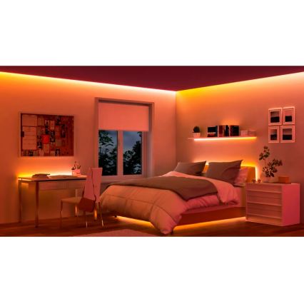 Philips - LED RGBIC ściemnialna taśma SMART STRIP 4 m LED/12W/230V 2700–6500K Wi‑Fi