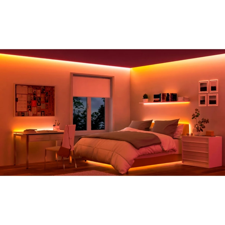 Philips - LED RGBIC ściemnialna taśma SMART STRIP 4 m LED/12W/230V 2700–6500K Wi‑Fi