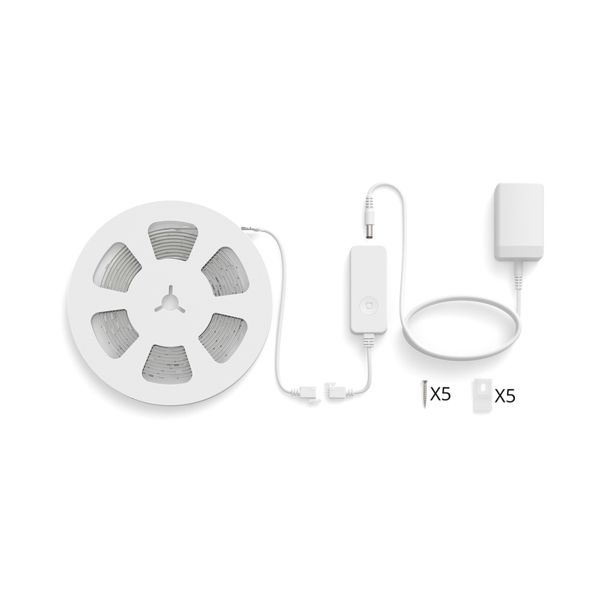 Philips - LED RGBIC ściemnialna taśma SMART STRIP 4 m LED/12W/230V 2700–6500K Wi‑Fi