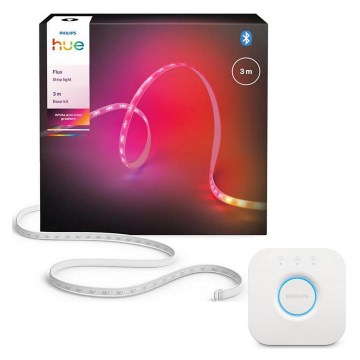 Philips - ściemnialna taśma LED RGBW Hue FLUX 3m LED/12W/230V 2200-6500K + mostek Hue