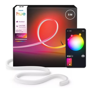 Philips - ściemnialna zewnętrzna taśma LED RGBW Hue NEON 5m LED/30W/230V 2200-6500K IP67