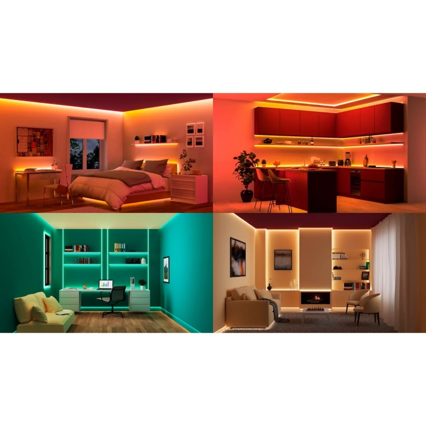 Philips - Ściemnialny pasek LED RGB SMART STRIP 5m LED/7W/230V 2200-6500K Wi-Fi