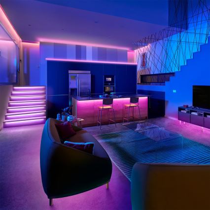 Philips - Ściemnialny pasek LED RGB SMART STRIP 5m LED/7W/230V 2200-6500K Wi-Fi