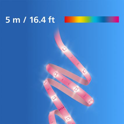 Philips - Ściemnialny pasek LED RGB SMART STRIP 5m LED/7W/230V 2200-6500K Wi-Fi