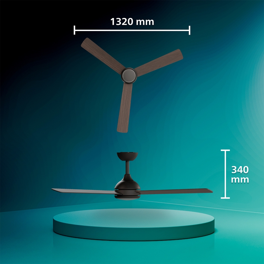 Philips - Ściemnialny wentylator sufitowy LED CIVX LED/24W/230V + pilot zdalnego sterowania