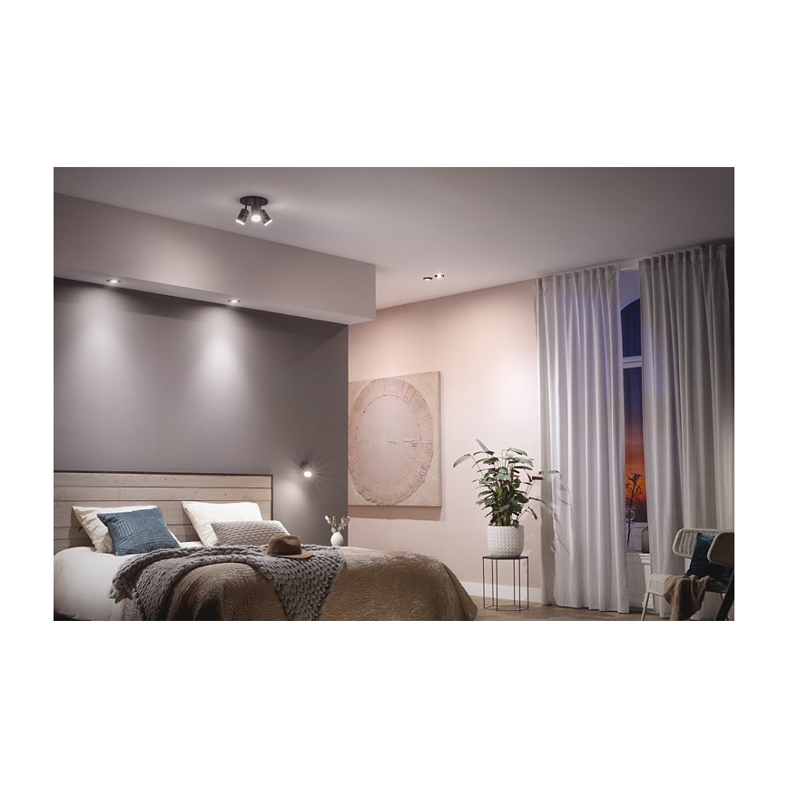 Philips - SET 3x LED RGB Ściemniane oświetlenie wpuszczane Hue CENTURA 1xGU10/5,7W/230V 2000-6500K