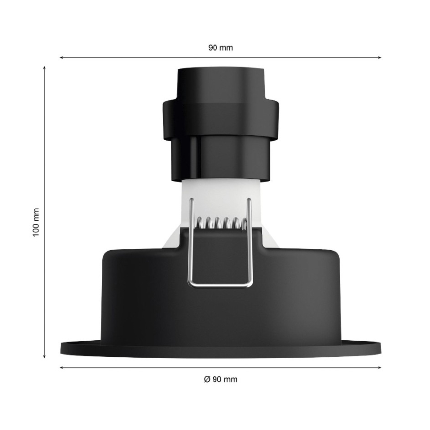 Philips - SET 3x LED RGB Ściemniane oświetlenie wpuszczane Hue CENTURA 1xGU10/5,7W/230V 2000-6500K