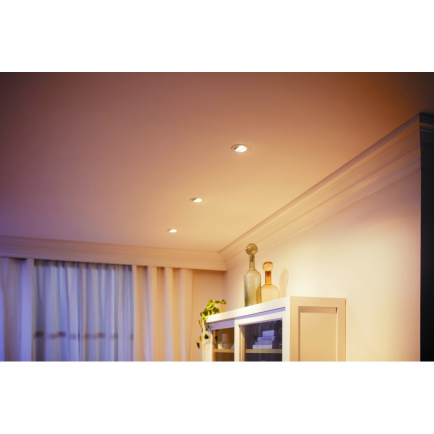 Philips -SET 3xLED Ściemnialna oprawa wpuszczana IMPALA Warm Glow LED/6W/230V