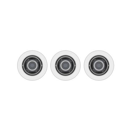 Philips -SET 3xLED Ściemnialna oprawa wpuszczana IMPALA Warm Glow LED/6W/230V
