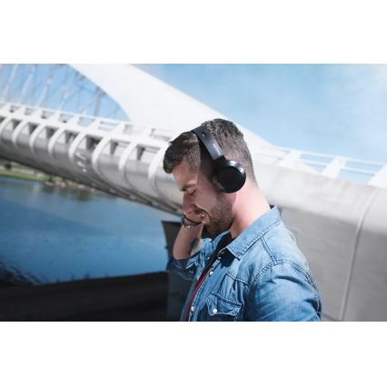 Philips SHB3075BK/00 - Słuchawki bezprzewodowe na Bluetooth BASS czarne
