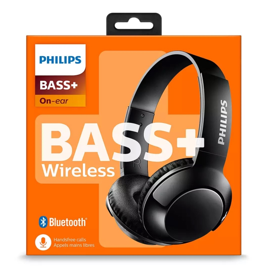 Philips SHB3075BK/00 - Słuchawki bezprzewodowe na Bluetooth BASS czarne