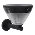 Philips - Solarny kinkiet LED z czujnikiem KYNA, 3,8W/3,7V, 800 mAh, 2700K, IP44, czarny