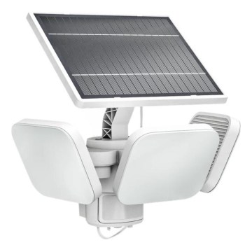 Philips - Solarny kinkiet LED z czujnikiem ZYREN LED/24,5W/3,7V 2600 mAh 3000K IP65 biały