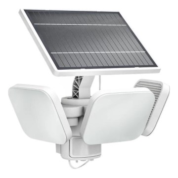 Philips - Solarny kinkiet LED z czujnikiem ZYREN LED/24,5W/3,7V 2600 mAh 5000K IP65 biały