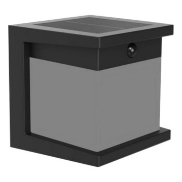 Philips - Solarny kinkiet ścienny LED z czujnikiem DIARA LED/3,8W/3,7V 800 mAh 2700K IP44 czarny