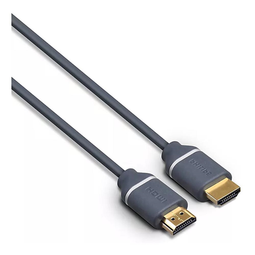 Philips SWV5650G/00 - Kabel HDMI z Ethernetem, złącze HDMI 2.0 A 5m szary