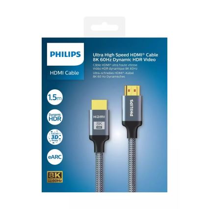 Philips SWV9115/10 - HDMI kabel 1,5m szary