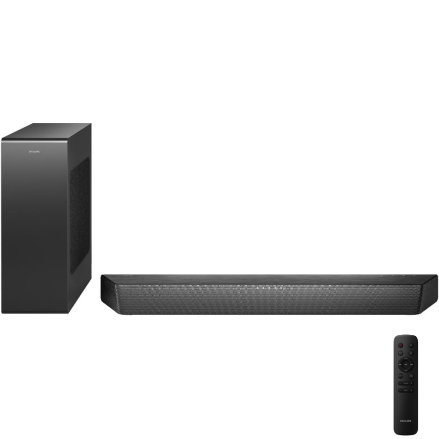 Philips TAB7207/10 - Soundbar z subwooferem 520W/230V + pilot zdalnego sterowania