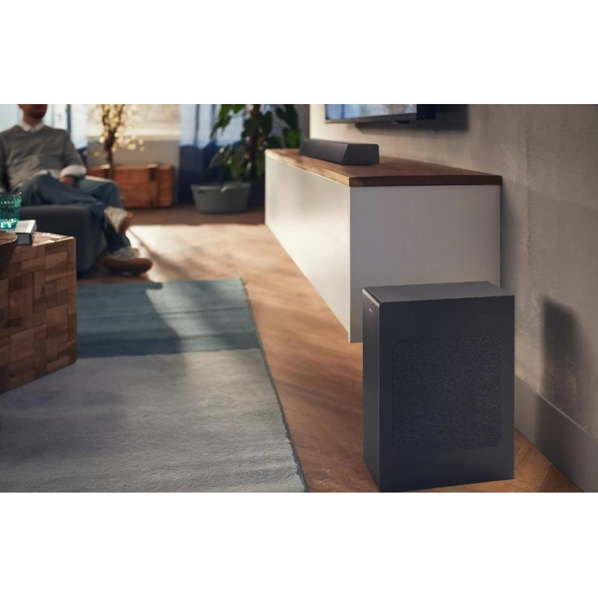 Philips TAB7207/10 - Soundbar z subwooferem 520W/230V + pilot zdalnego sterowania