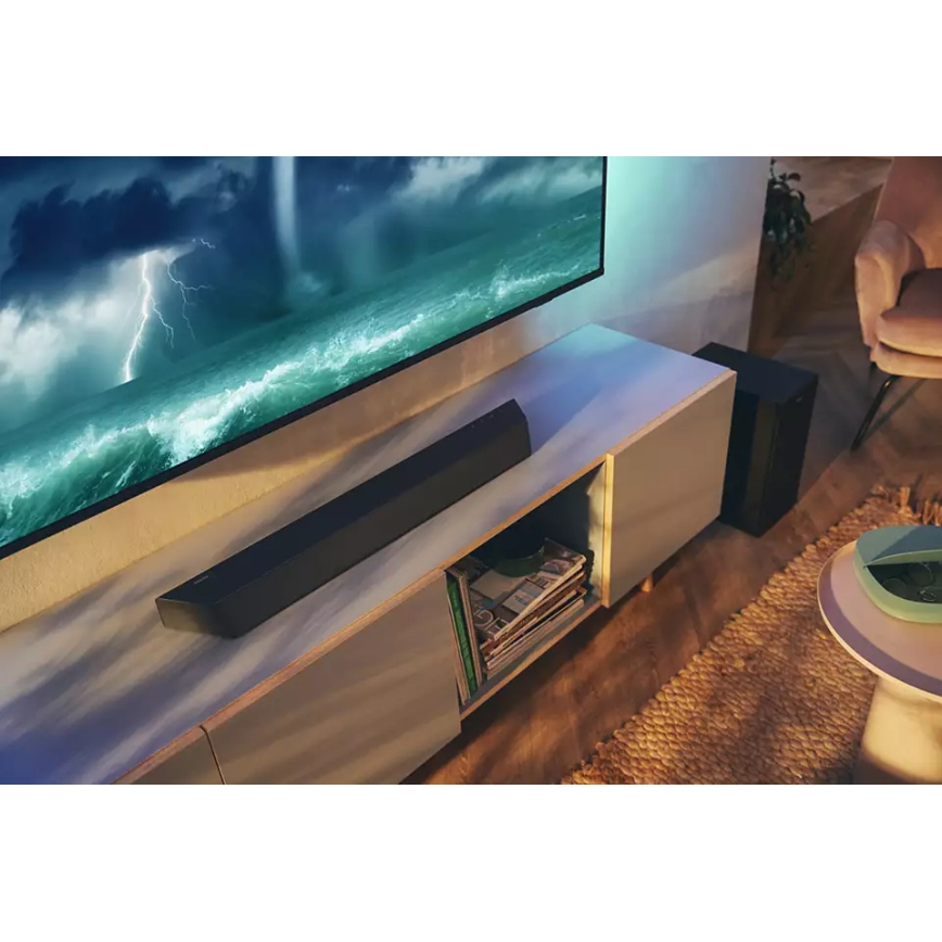 Philips TAB7807/10 - Soundbar z subwooferem 620W/230V + pilot zdalnego sterowania