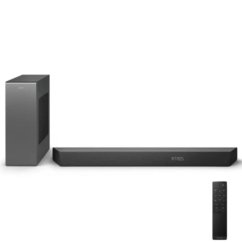 Philips TAB8507B/10 - Inteligentny soundbar z subwooferem 600W/230V + pilot zdalnego sterowania