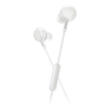 Philips TAE4105WT/00 - Sluchátka z mikrofonem JACK 3,5 mm biały