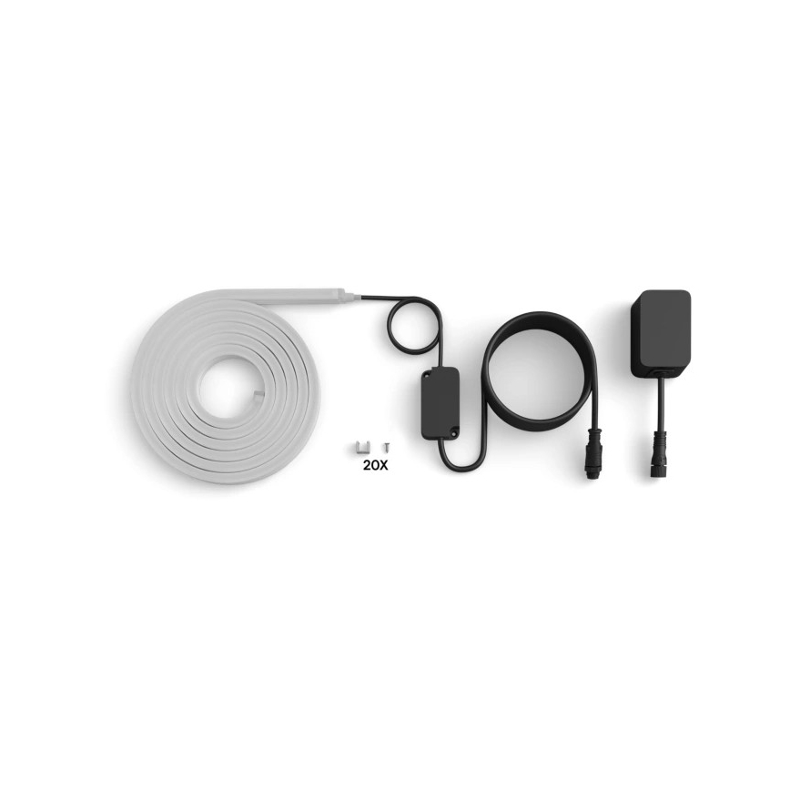 Philips - LED RGBW ściemnialna zewnętrzna taśma Hue NEON 5m LED/30W/230V 2200-6500K IP67 + czujnik ruchu