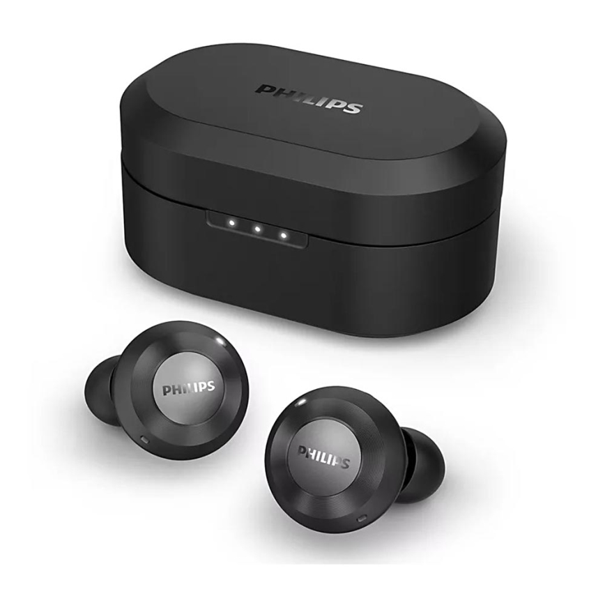 Philips TAT8505BK/00 - Słuchawki bezprzewodowe IPX4 2x 55 mAh + 560 mAh czarny