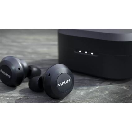 Philips TAT8505BK/00 - Słuchawki bezprzewodowe IPX4 2x 55 mAh + 560 mAh czarny