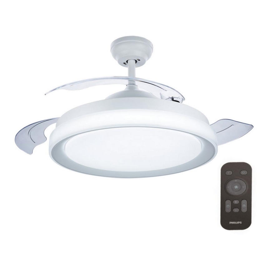 Philips - Wentylator sufitowy LED/35W/230V 5500/4000/2700K biały + pilot zdalnego sterowania