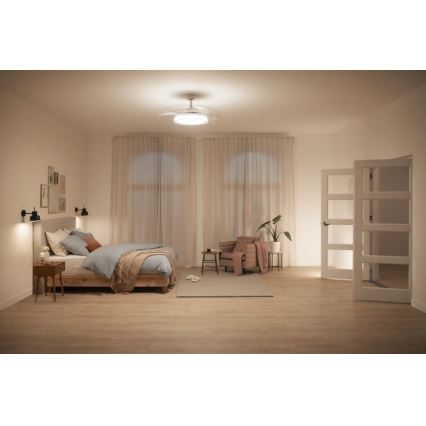 Philips - Wentylator sufitowy LED/35W/230V 5500/4000/2700K biały + pilot zdalnego sterowania
