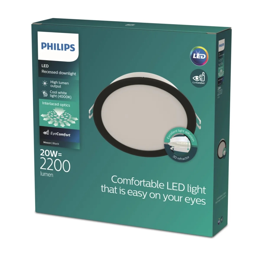 Philips - Wpuszczana oprawa sufitowa LED MESON LED/20W/230V 4000K