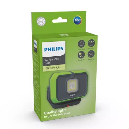 Philips X30FLX1 - LED Ściemnialna akumulatorowa lampa robocza LED/10W/3,7V 1000 lm 4400 mAh IP65