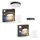 Philips - ZESTAW 1x ściemnialna lampa sufitowa LED Hue ENRAVE śr. 42,5 cm LED/33,5W/230V + 1x ściemnialna lampa sufitowa LED Hue śr. 26,1 cm LED/9,6W/230V + 2x pilot zdalnego sterowania