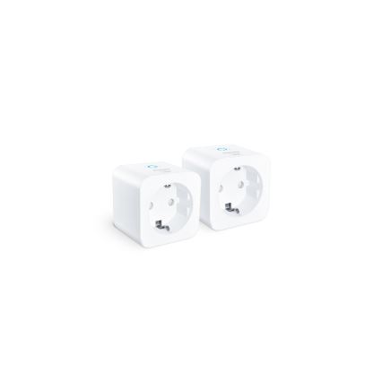 Philips - Zestaw 2 inteligentnych gniazdek SCHUKO 2300 W z miernikiem mocy Wi-Fi