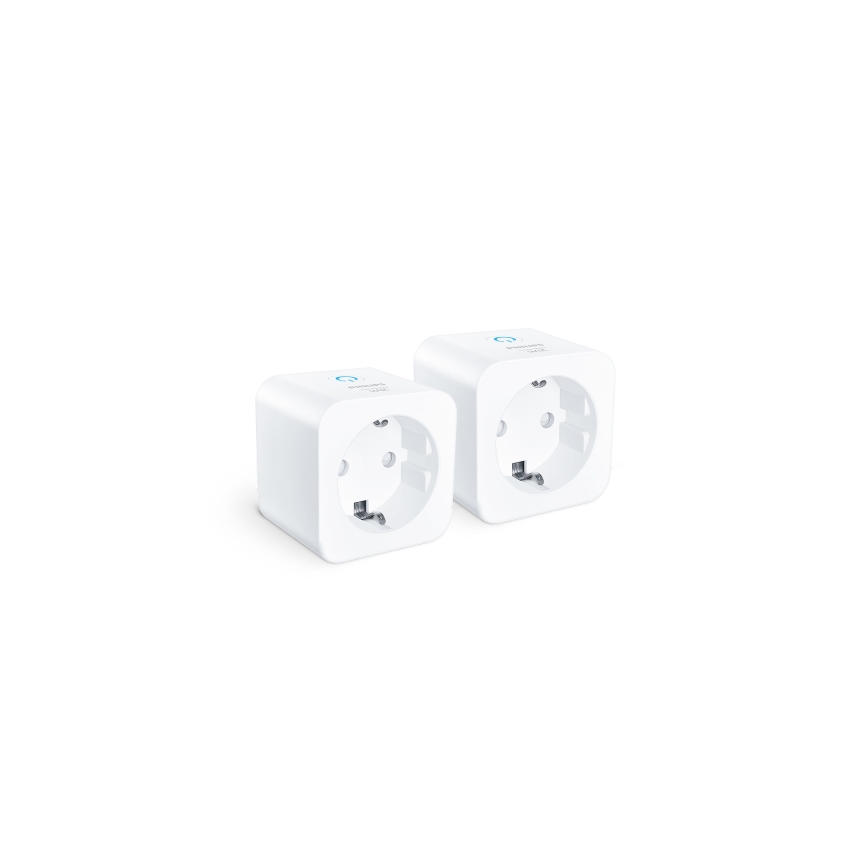 Philips - Zestaw 2 inteligentnych gniazdek SCHUKO 2300 W z miernikiem mocy Wi-Fi