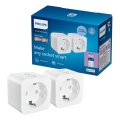 Philips - ZESTAW 2x Inteligentne gniazdo SCHUKO 2300W Wi-Fi