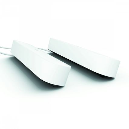 Philips 78202/1E/P7  - ZESTAW 2x LED RGB Ściemnialna lampa stołowa HUE WHITE AND COLOR AMBIANCE LED/6W/230V biała