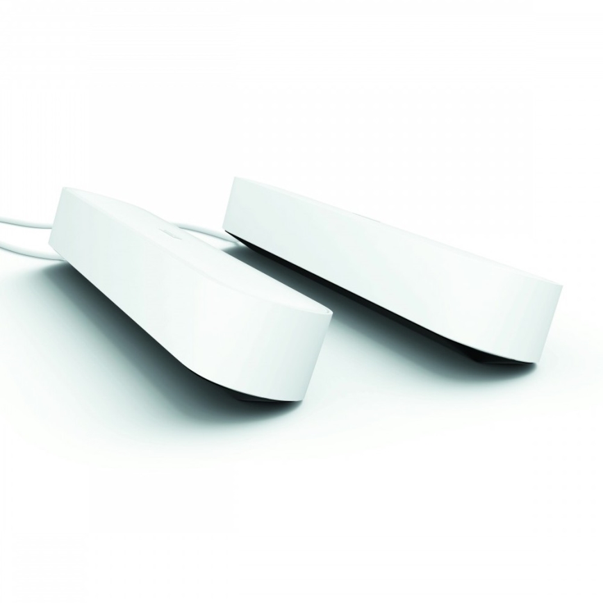 Philips 78202/1E/P7  - ZESTAW 2x LED RGB Ściemnialna lampa stołowa HUE WHITE AND COLOR AMBIANCE LED/6W/230V biała