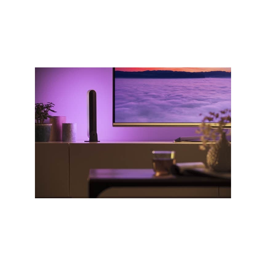 Philips 78202/1E/P7  - ZESTAW 2x LED RGB Ściemnialna lampa stołowa HUE WHITE AND COLOR AMBIANCE LED/6W/230V biała