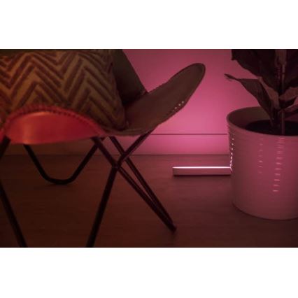 Philips 78202/1E/P7  - ZESTAW 2x LED RGB Ściemnialna lampa stołowa HUE WHITE AND COLOR AMBIANCE LED/6W/230V biała