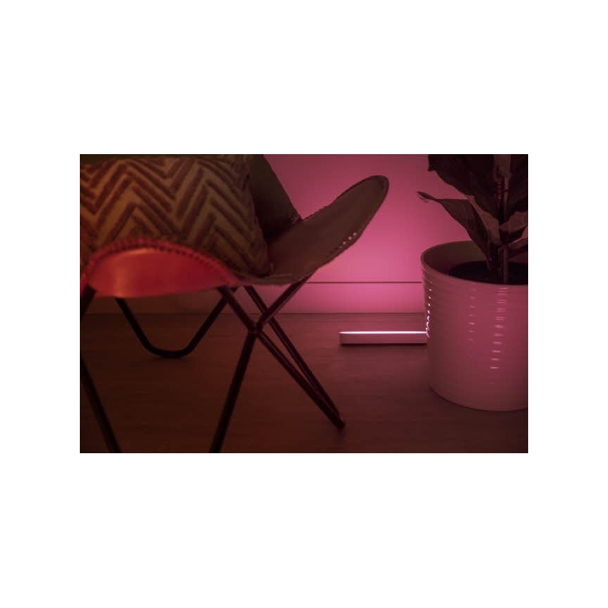 Philips 78202/1E/P7  - ZESTAW 2x LED RGB Ściemnialna lampa stołowa HUE WHITE AND COLOR AMBIANCE LED/6W/230V biała