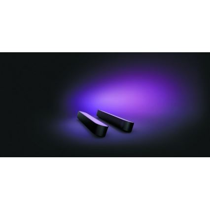 Philips 78202/30/E7 - ZESTAW 2x LED RGB Ściemnialna lampa stołowa HUE WHITE AND COLOR AMBIANCE LED/6W/230V