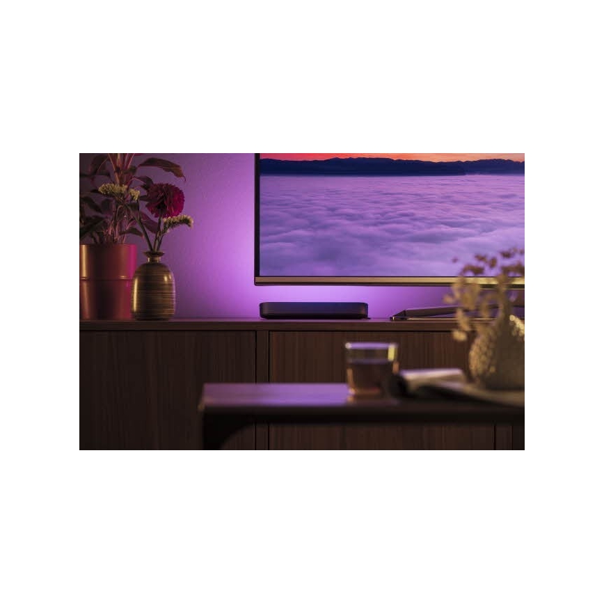 Philips 78202/30/E7 - ZESTAW 2x LED RGB Ściemnialna lampa stołowa HUE WHITE AND COLOR AMBIANCE LED/6W/230V