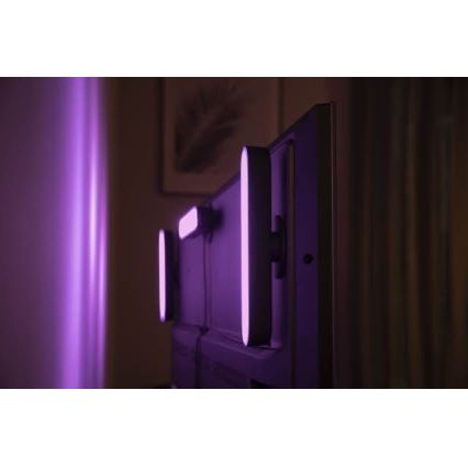 Philips 78202/30/E7 - ZESTAW 2x LED RGB Ściemnialna lampa stołowa HUE WHITE AND COLOR AMBIANCE LED/6W/230V